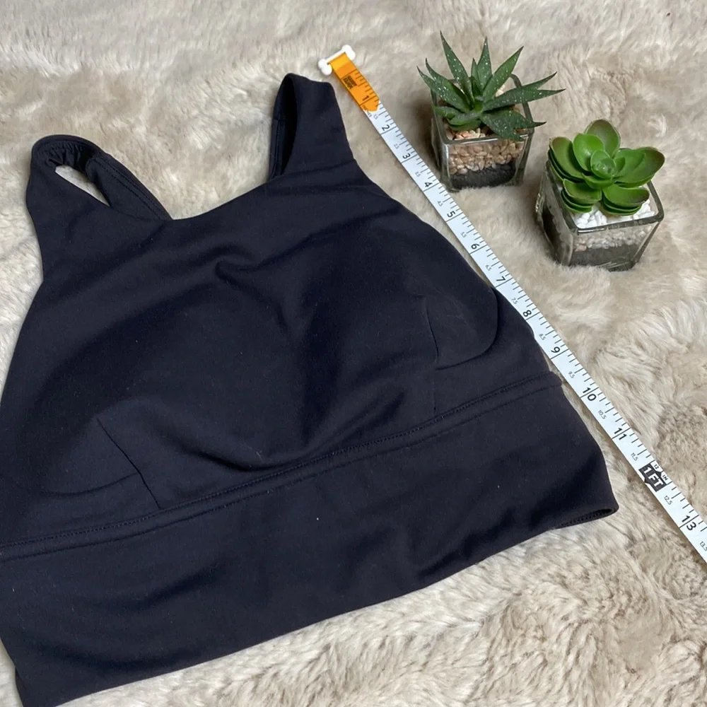 Lululemon Wunder Train Long-Line Bra Black Size 4